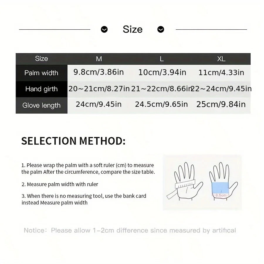 Winter Gloves for Men Women Anti-Slip Palm Warm Thermal Glove for Running Cycling Motorcycle Hiking Ski Driving Work