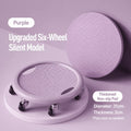 Ab roller wheel fitness silent abs workout equipment for men and women at home sliding with omnidirectional wheels for crunches