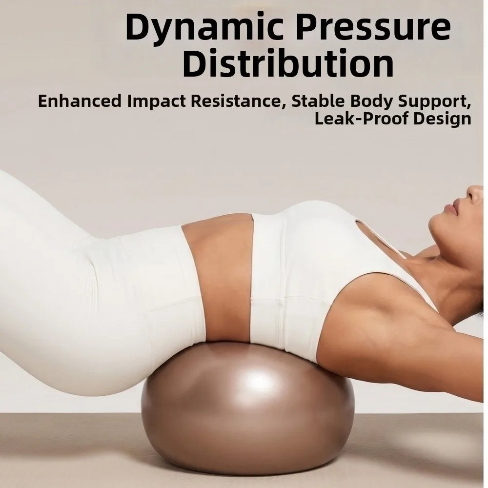 Sports 22 cm Yoga Ball Soft Inflatable Pilates Ball Anti-Burst Thickened Fitness Pilates Ball Indoor Training