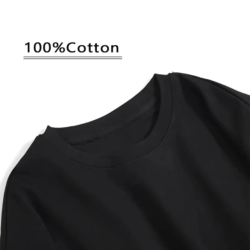 Men Clothes Fashion Tactical T-Shirts Streetwear 100% Cotton Loose Tops Breathable Comfortable Tee Military Enthusiast