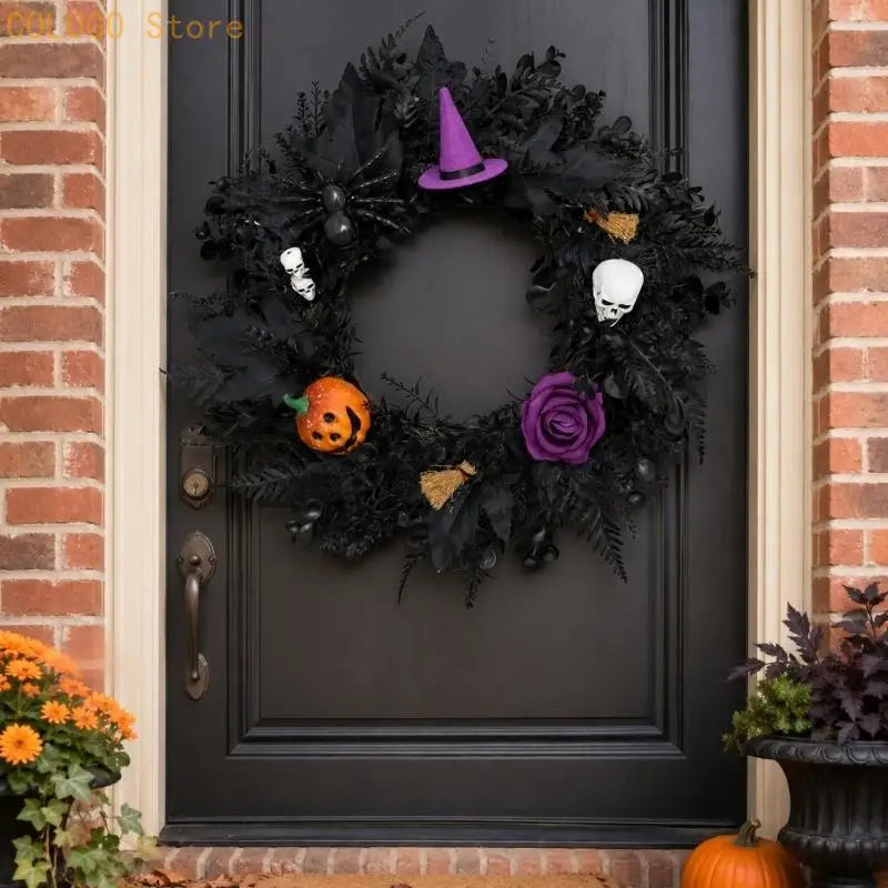 Holiday Party Wreath for Wall or Door Seasonal Accent Decoration D0LD