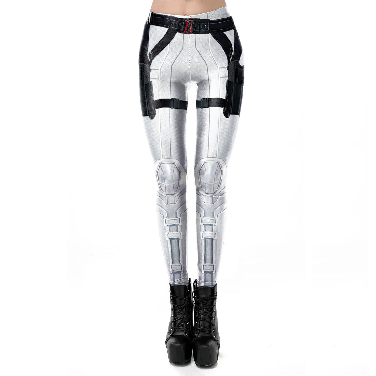 Movie Women's Leggings 3d Digital Mecha Printed Pants Punk Armor Role Play Costume Tight High Waist Casual Yoga Pants