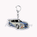 Classic Japanese Sport Racing Cars Key Chain Keychains Ring for Accessories Bag Pendant Keyring Jewelry Gifts