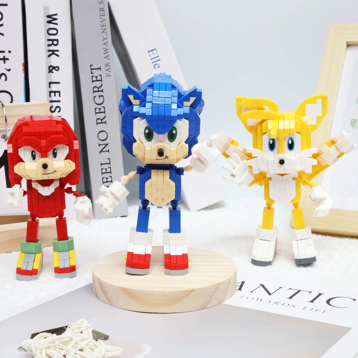building blocks  particle cartoon kawai desktop ornaments Halloween birthday gifts Christmas toys Cuddly toy Dinosaur Puzzle