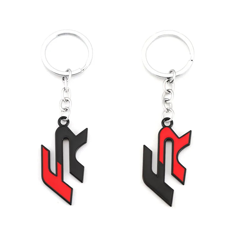 Car Keychain FR Keyring Key Chain Ring Holder Badge for Seat Alhambra Leon Ateca Arona Altea ltea Cupra e-Racer Toledo Exeo