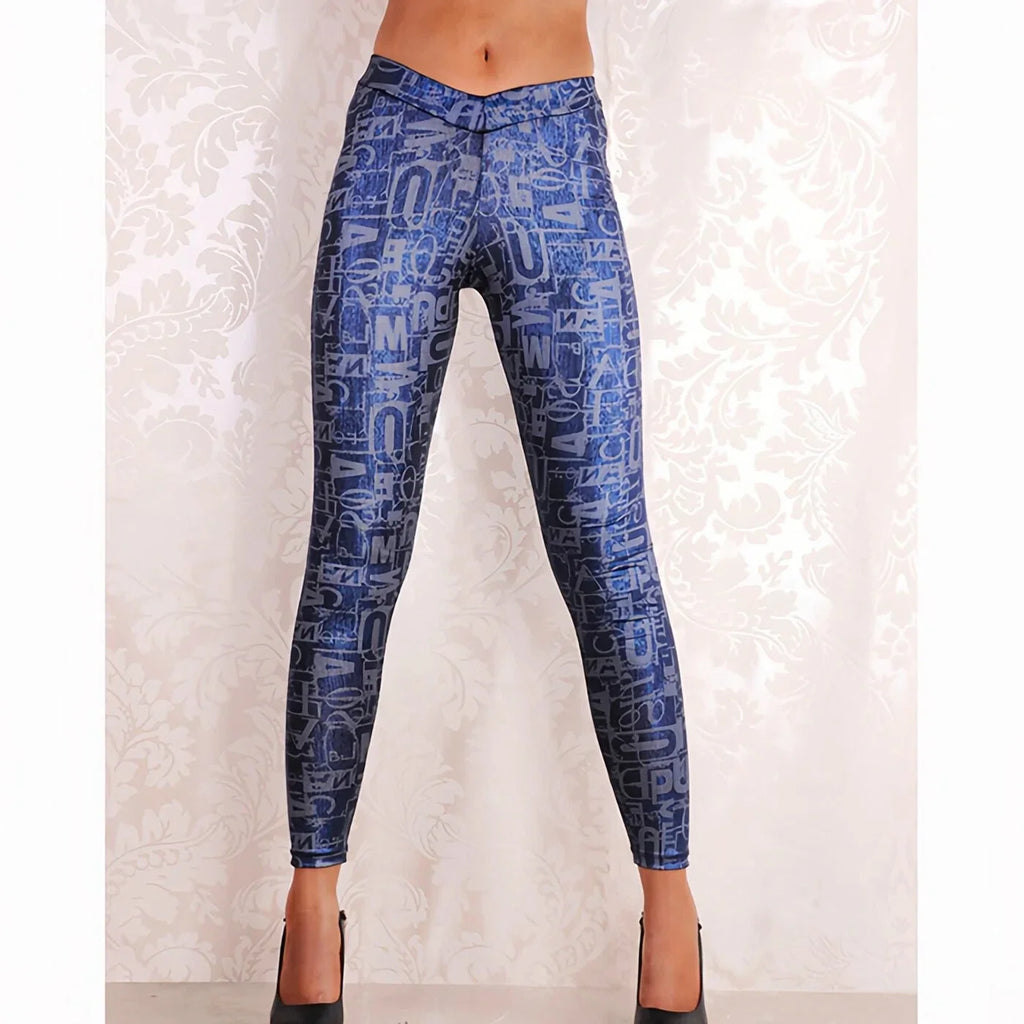 Women's Mid Waisted Casual Leggings Everyday Basic Comfy Tights for Work or Lounge, Soft Stretchy Pants