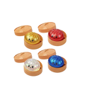 Colorful glittery dumpling squishy stress relief toys in miniature bamboo steamer molds perfect gift for fans