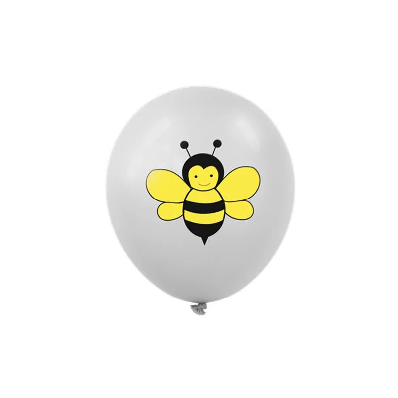 12 Inch Birthday Party Baby Shower Decoration Cartoon Bee Sequin Balloon Set