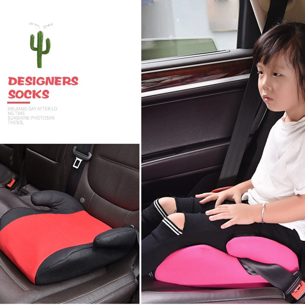 Car Safety Kid Baby Increased Booster Seat Cushion Pad  Safe Seat Sturdy Children Baby Increased Seat Pad for 3-12 Years Old Chi