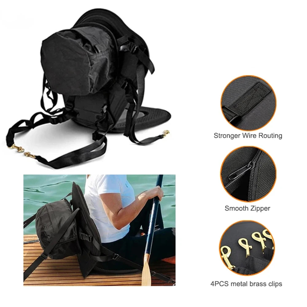 Kayak Seat SUP Board Accessories Kayak Adjustable Backrest With Cushion For Paddle Board Kayak Padded Seat