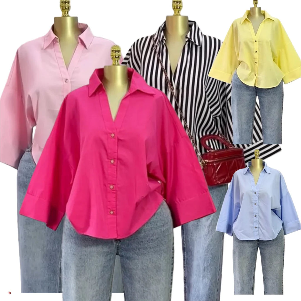 Women Shirt Blouse Femme Fall Fashion Linen Blend Wide Sleeve Blouses Vintage Long Sleeve Female Shirts Blusas Chic Tops