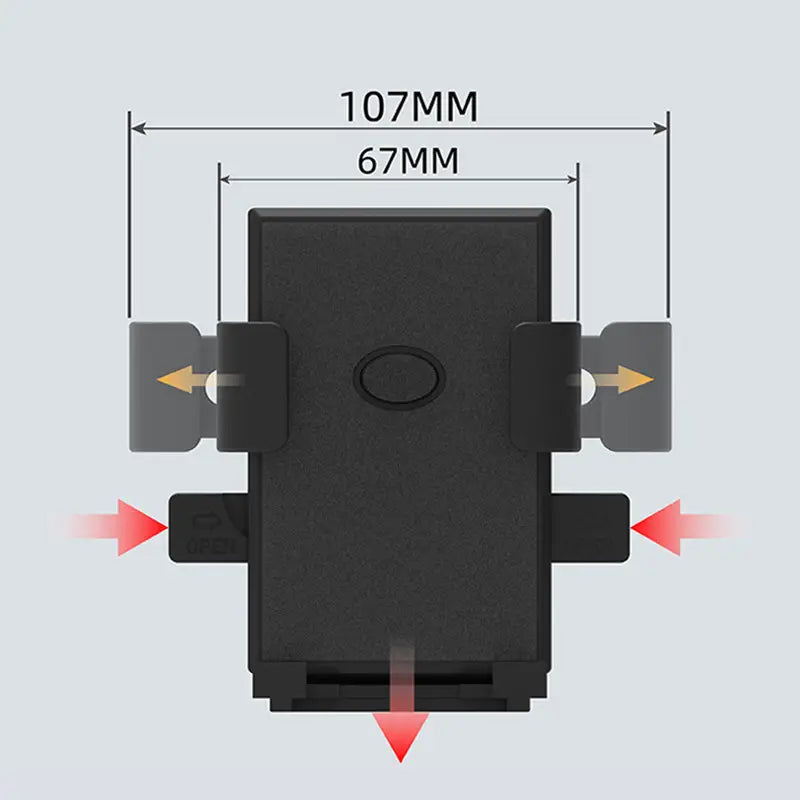 Universal 4-6.5inch Mobile Phone Holder Stand Bracket 360° View Mount For Motorcycle Bike   Bicycle Motorbike Car Shockproof