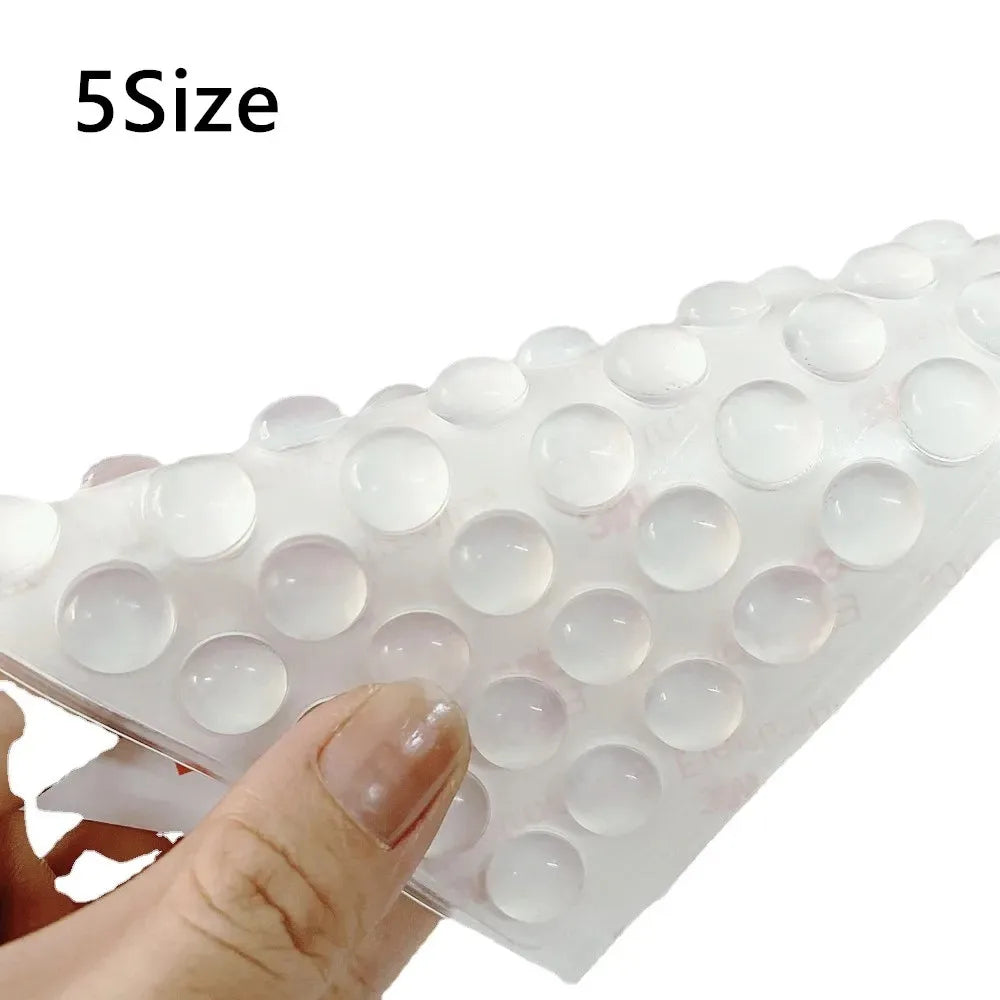 100Pcs Silicone Cabinet Bumpers – Self Adhesive Door Buffer Pads for Drawer Door Damper Furniture Protection
