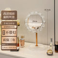 Round Bathroom Mirror Led Light Makeup Full Length Mirror Big Art Espelho De Banheiro Para Parede Home Decoration Accessories