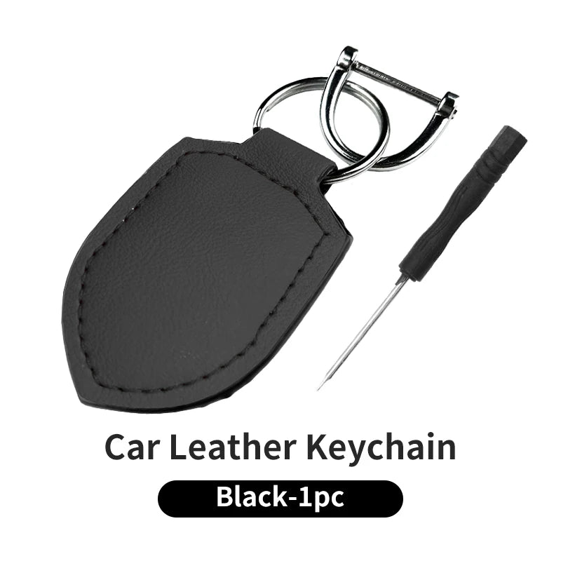 Car logo Shield-shaped Keychain Key Ring Key Organizer Clip Decoration Accessories Fashion Trend Elements
