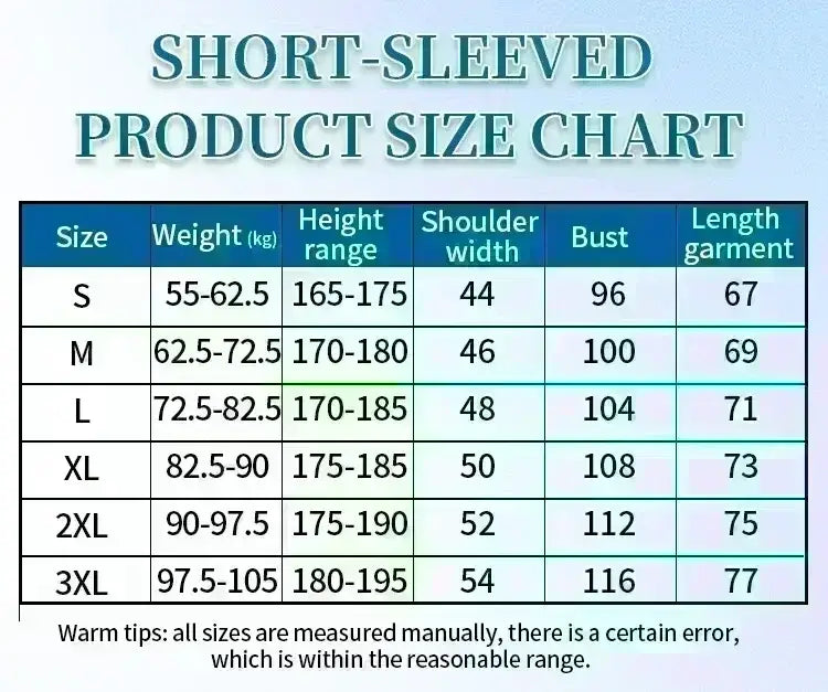 Short-sleeved funny insomnia graphic tshirt size chart showing measurements for sizes s through 3xl on a dark humor sleep tee.