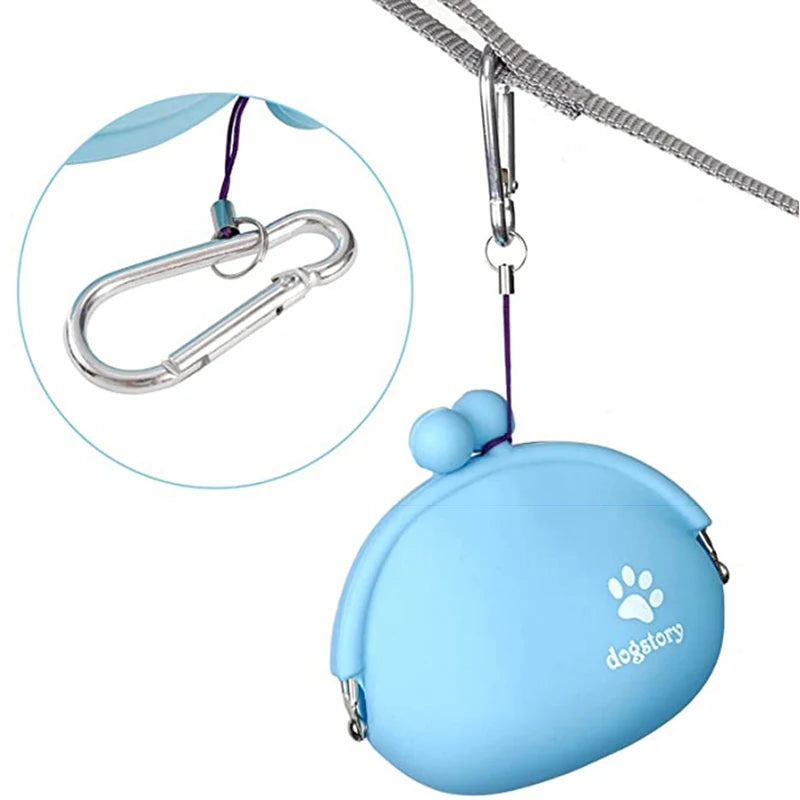 Pet Dog Train Food Snacks Pockets Bag Walking Dog Training Food Storage Waist Pet Travel Outdoor Product Dog Treat Bag