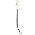 Keychains Anti-lost Rope Retractable with Keyring Carabiner Theftproof Coiled Spring Fishing Pliers Anti-lost Safety Lanyard