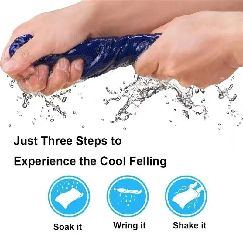 Outdoor Quick Drying Exercise Cooling Ice Towel Outdoor Fitness Running Exercise Towel Swimming Accessories