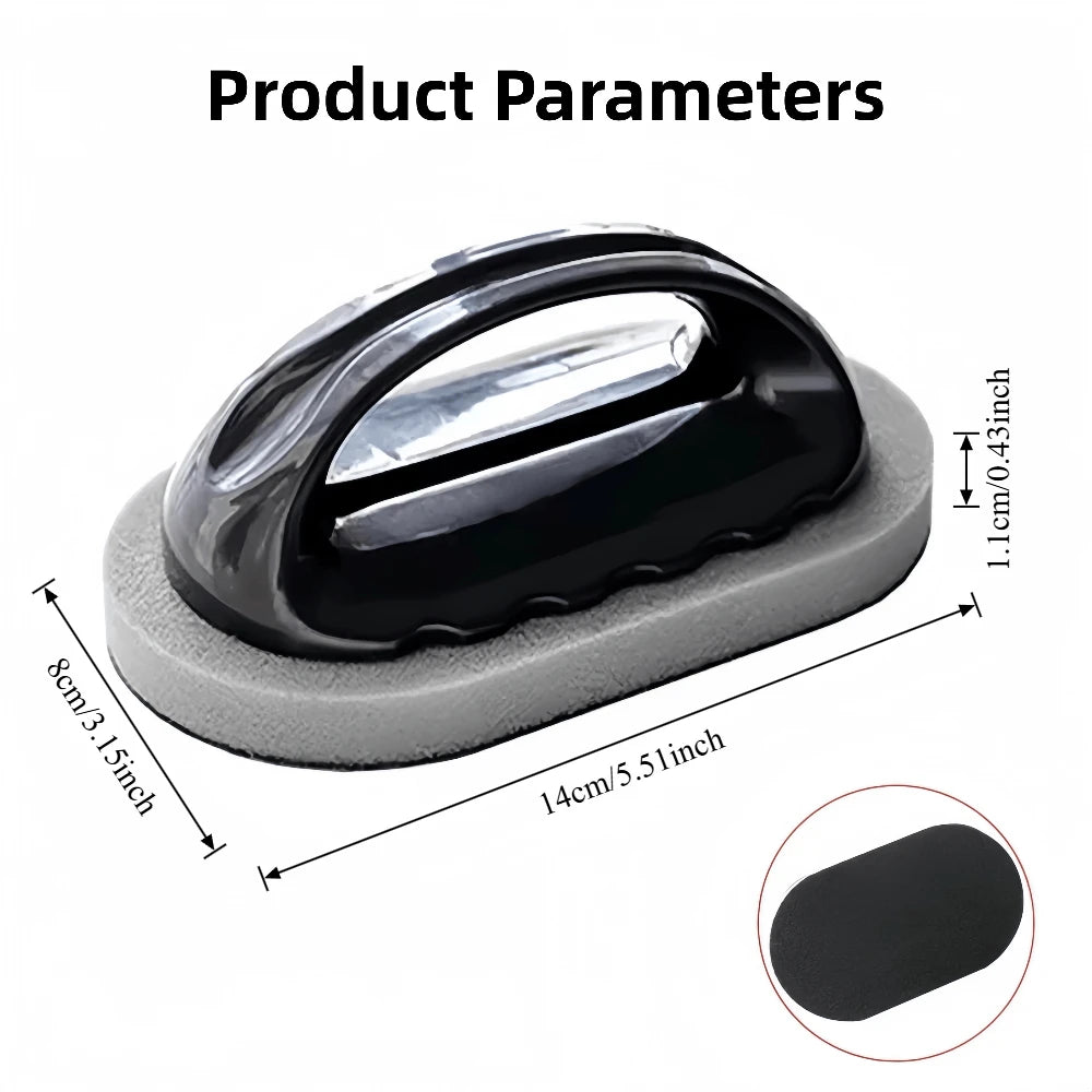 Kitchen Bathroom Cleaning Sponge with Handle Multipurpose Pot Scrubber Stove Cleaning Rust Removal NonScratch Dishwashing Home