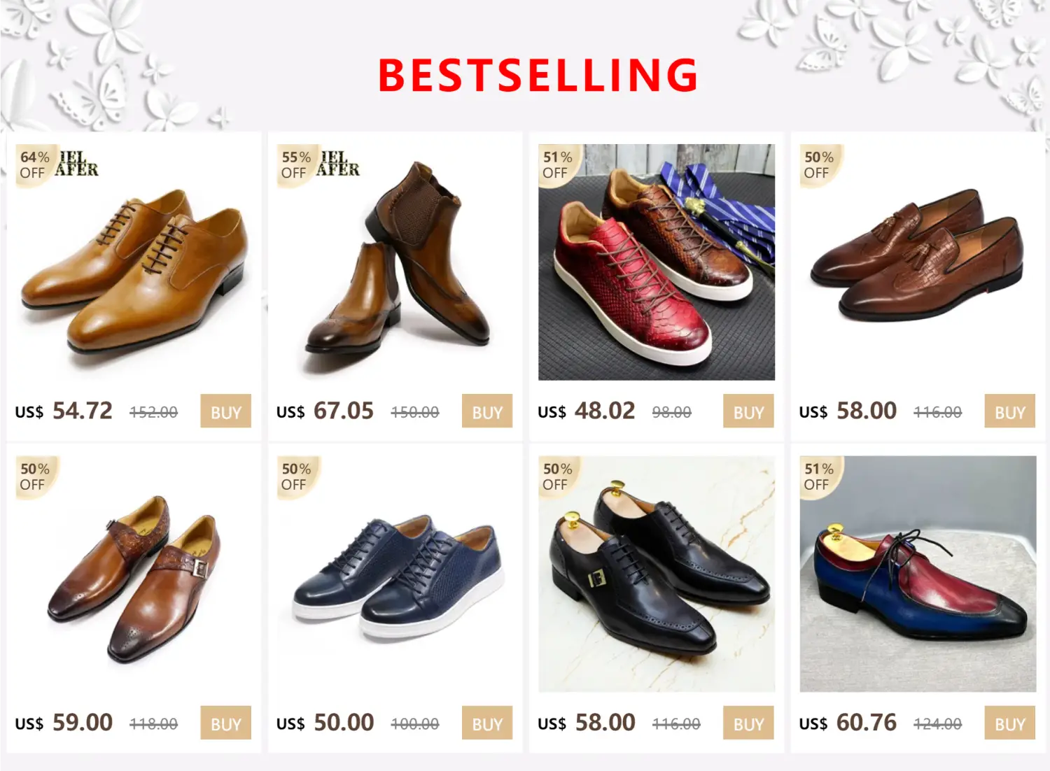 Chaussures de ville à bout brogue type derby Oxford en cuir marron pour homme, avec matériau en cuir véritable et fermeture à lacets.