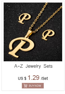 Gold-colored stainless steel letter p necklace and matching earrings set featured in the gold angel number 7 necklace collection.