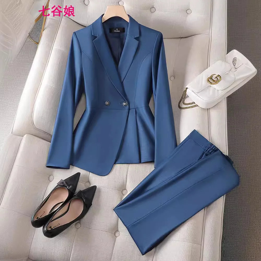 Plus Size Ladies Blazer Jacket Women Temperament Design OL Sense Niche Fashion Career Formal Dress Interview Workwear Suits