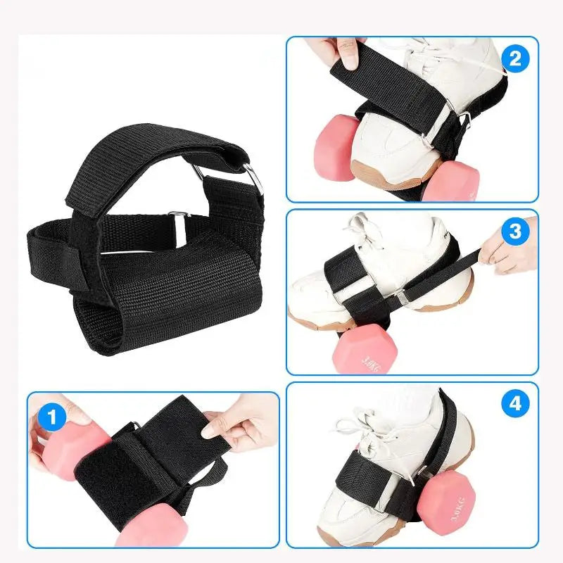 New-Dumbbell Foot Attachment Tibialis Trainer Adjustable Ankle Weights Leg Workouts Extensions Home Gym Shaping Equipment