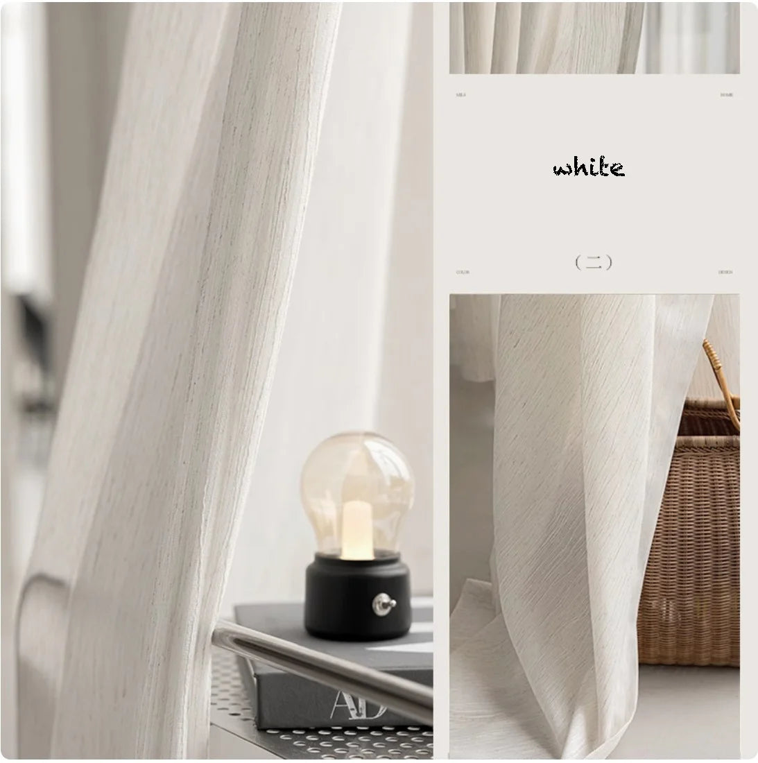 Luxurious Sheer Curtains for Living Room Textured Thick Tulle for Window Drapes for Bedroom Insulated Shade Cover Home Indoor