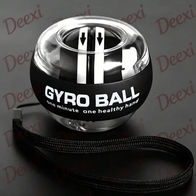 Automatic‑Start Wrist Gyro Ball, Wrist Arm Power Trainer Gyroscopic Exercise Device for Forearm Strength Home Fitness Workout