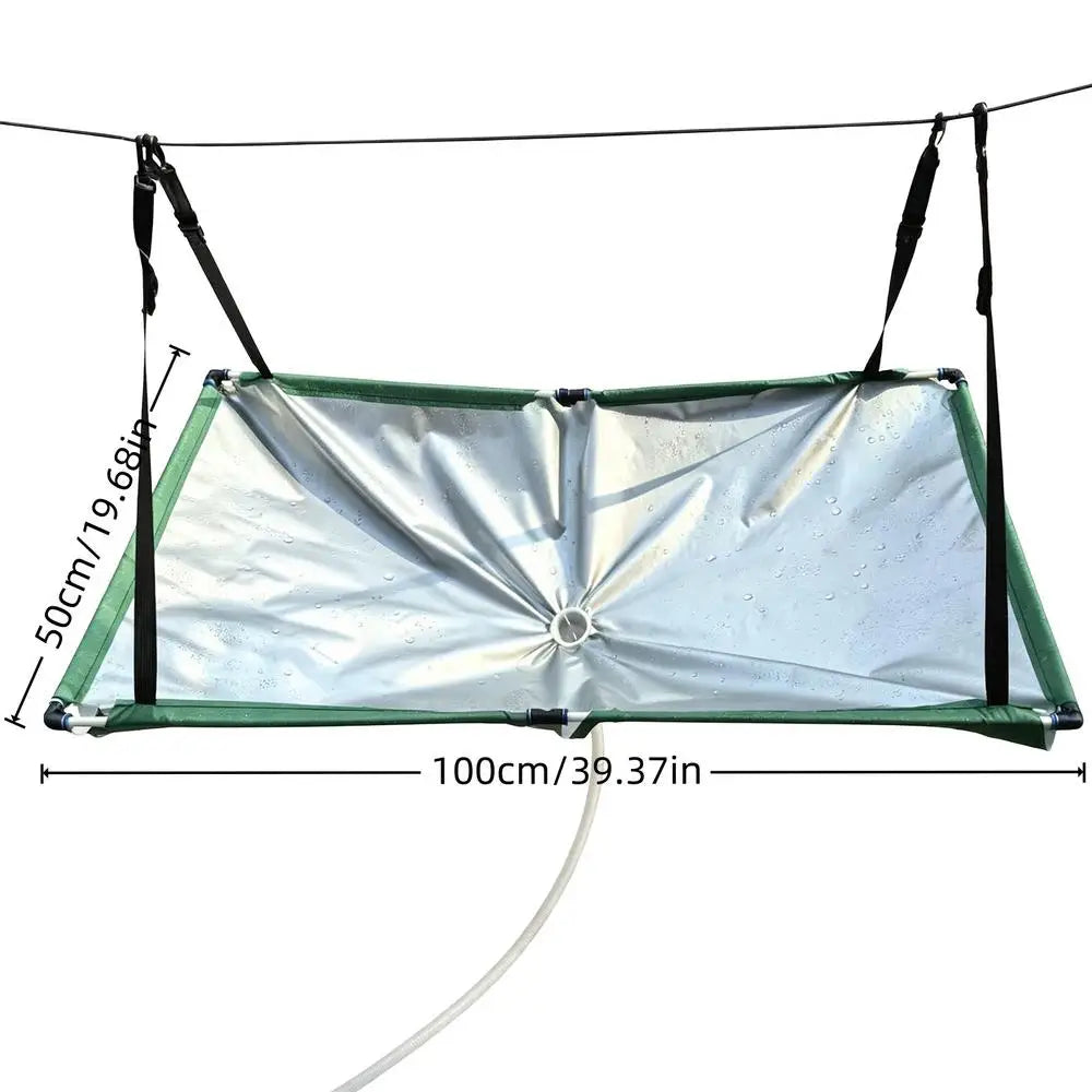 Garden Water Harvester Cloth Rain Collector with Hose Rain Catcher Filter for Lawn Outdoor Backyard Garden Balcony Camping