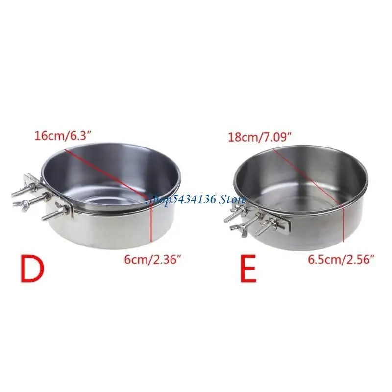 H7ED Cats Feeder Water Dispenser for Small Large Dog Pets Easy to Install Feeder Bowl Pet Rabbit Dog Cats