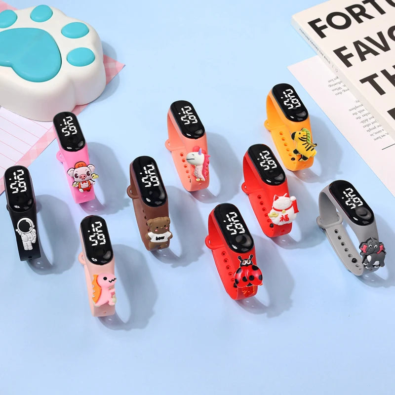 Sports Smart Touch Watch For Kids Birthday Gift Fashion Outdoor Waterproof Kids Watches Boys Girls Led Digital Watches Bracelet