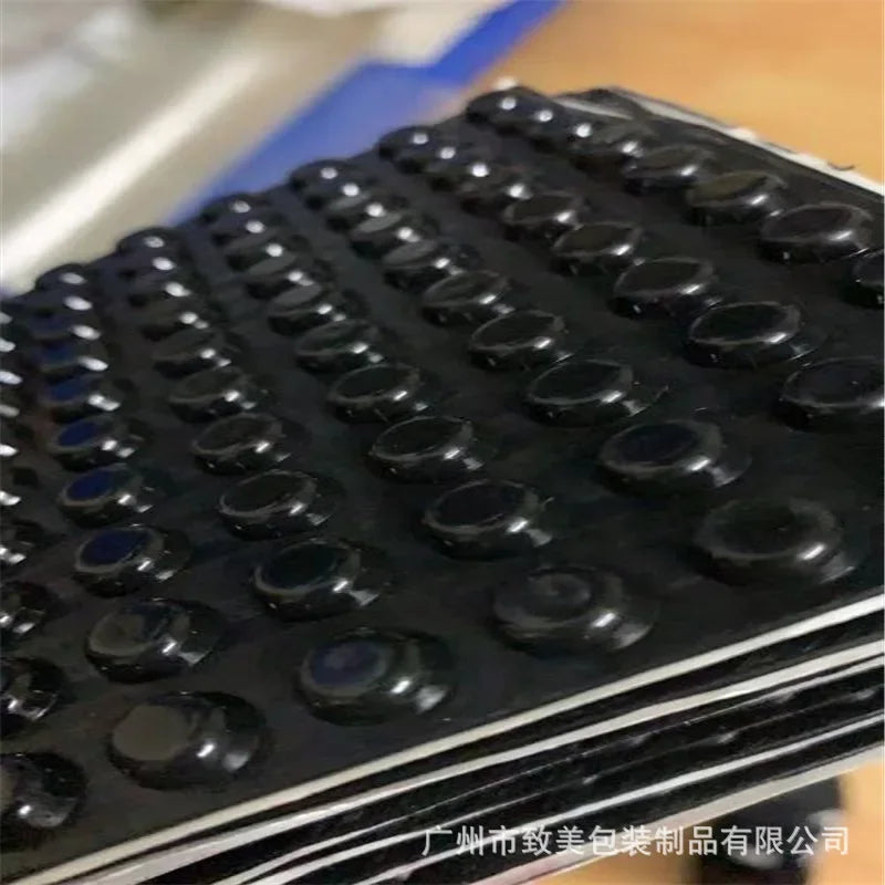 Transparent Silicone Bumpers - Self-Adhesive Cushions for Furniture Protection Against Bumps and Scratches