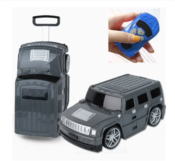 Kids Remote Control Car Luggage Suitcase Kids Rolling Travel Suitcase Carry On Hand Luggage Suitcase Kids car Toddlers for Boys