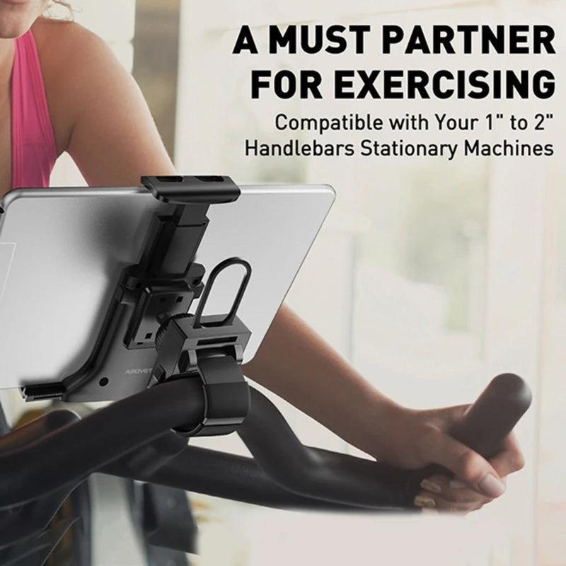 Spinning Bike Riding Mount Fitness Equipment Electric Car Cell Phone Treadmill Stand Mountain Bike Tablet Holder Support