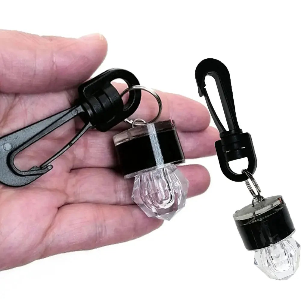 300 Hours Scuba Diving Water Activated Mini Safety LED Flash Light Clip-on Strobes in Water Gear Emergency LED Beacon