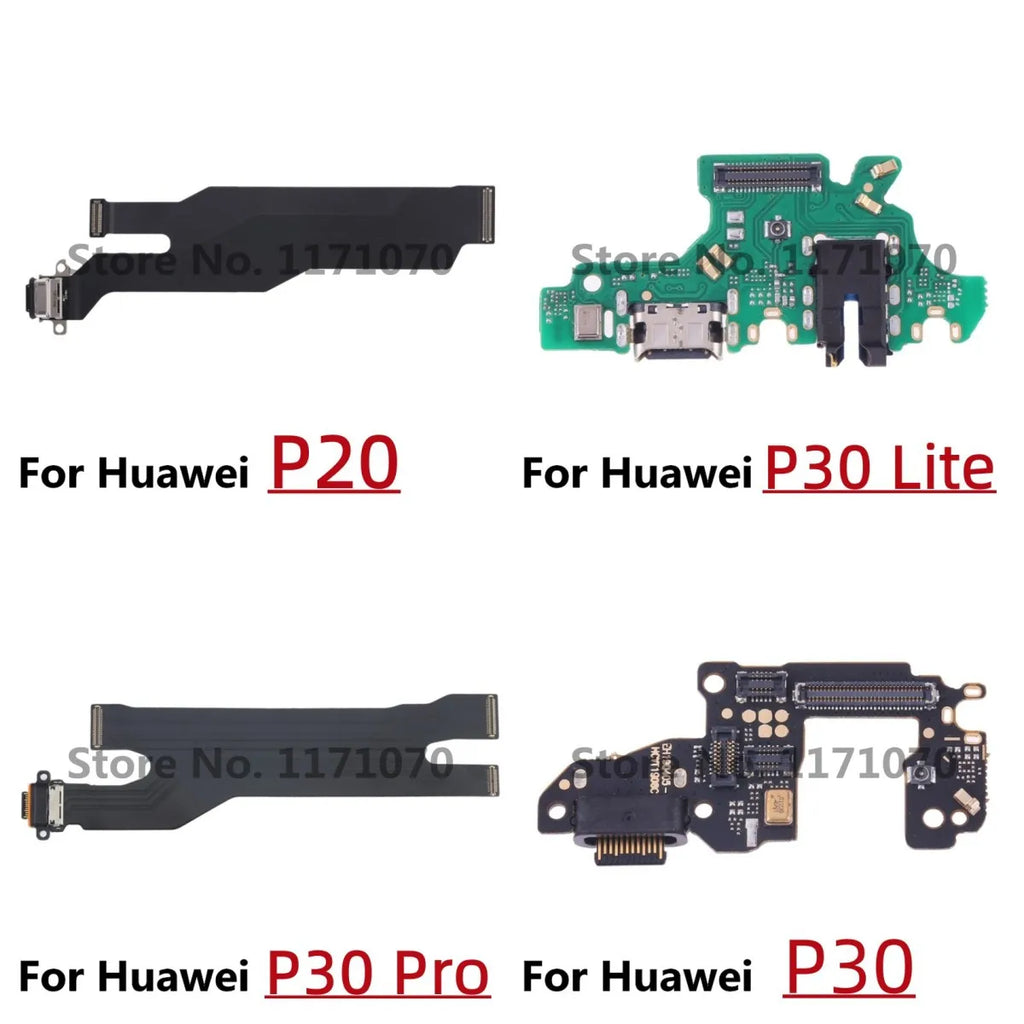 Charging Port Board For Huawei P40 P50 P9 P10 P20 P30 Lite Pro Plus USB Charger Dock Connector Motherboard Ribbon Flex Cable