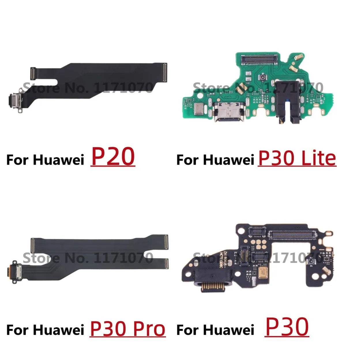 Charging Port Board For Huawei P40 P50 P9 P10 P20 P30 Lite Pro Plus USB Charger Dock Connector Motherboard Ribbon Flex Cable