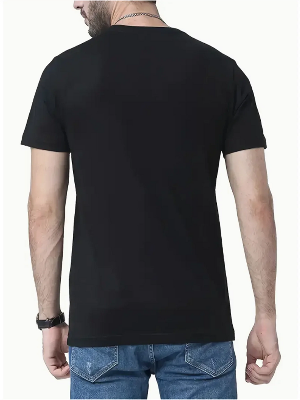 Men's T-shirt High Quality Funny letter Printed Casual Loose Streetwear Cool Men T Shirt O-neck Male Top Tees