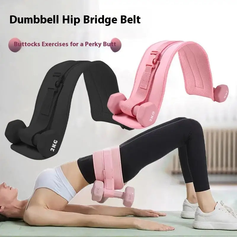 Professional Fitness Accessory: 1PC Weight-Bearing Belt for Dumbbell Exercises