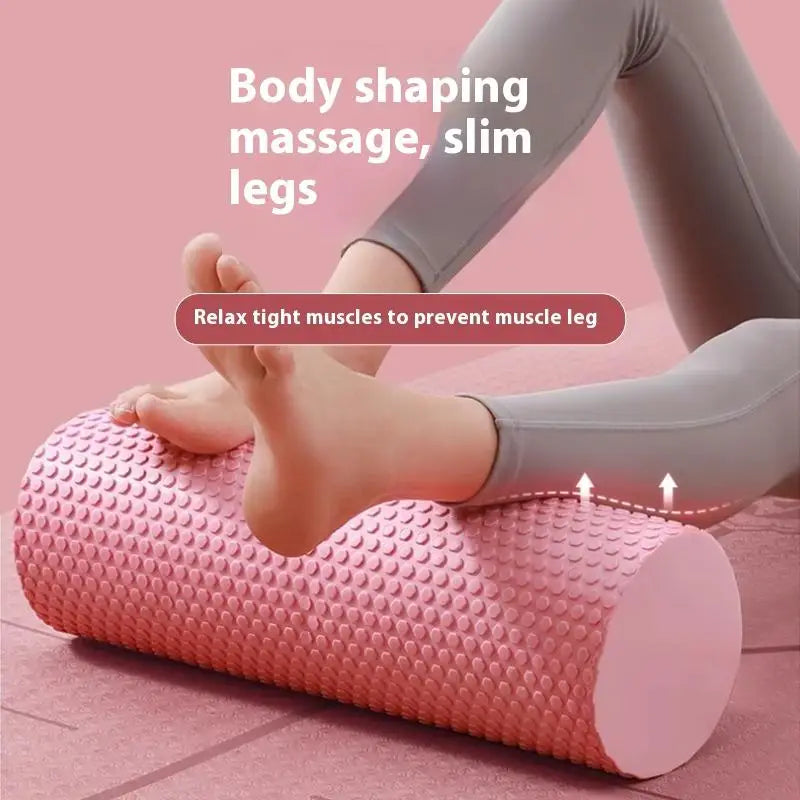 New Yoga Roller Round EVA Foam Cylinder Roller For Pilates Exercise Enhanced Home Workouts Diameter 10cm Length 30cm