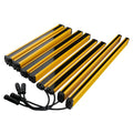 Emergency stop 30mm safety light curtain Built-in real-time self-diagnosis Dual relay redundant output