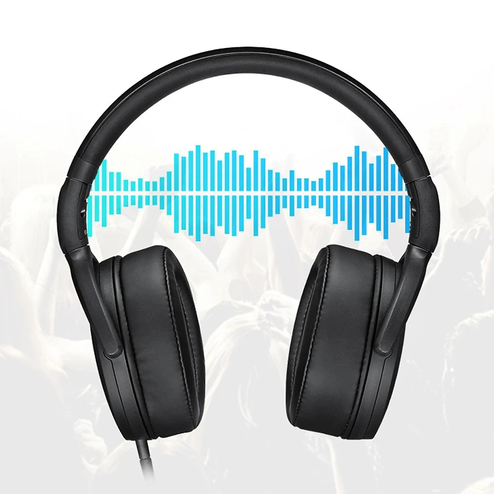 Sennheiser HD400S Headphones Head Mounted Wired with Microphone, Low Bass Noise Reduction, Esports Games Closed Ear Pack