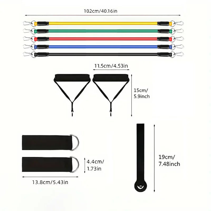Sport Rubber Band for Fitness Equipment Resistance Bands Elastic Band for Pulling Up Gym Exercise Training Portable Body Sports