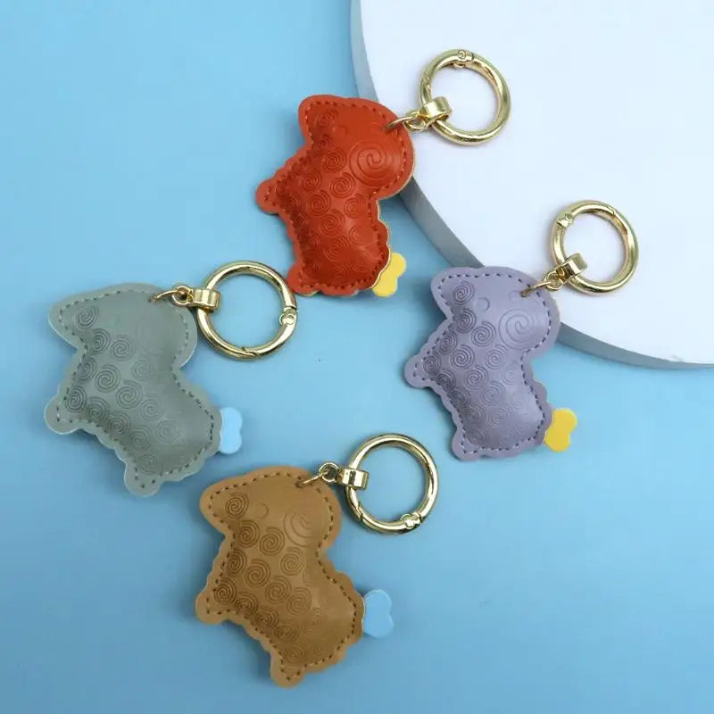 2027 Lunar New Year Goat: Pendant Durable PU Sheep Keychain Bag Decor Gift Friends