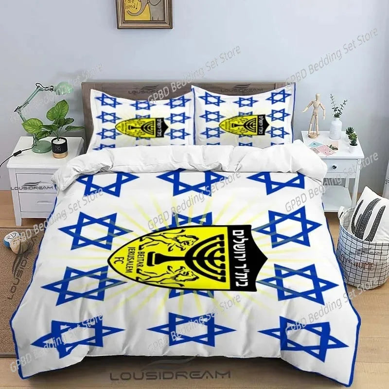 Beitar Jerusalem Fc Bedding Set For Bedroom Soft Modern Bedspreads Comefortable Kids Duvet Cover Quilt Cover And Pillowcase