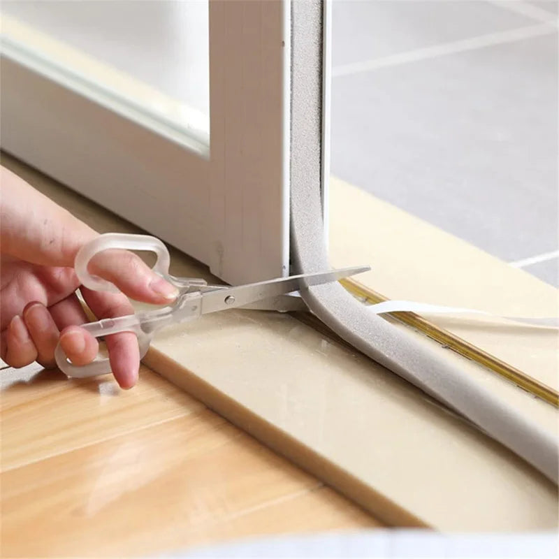 2M Foam Soundproof Window Sealing Strip Self Adhesive Anti Collision Weather Stripping For Doors Windows Furniture Protection