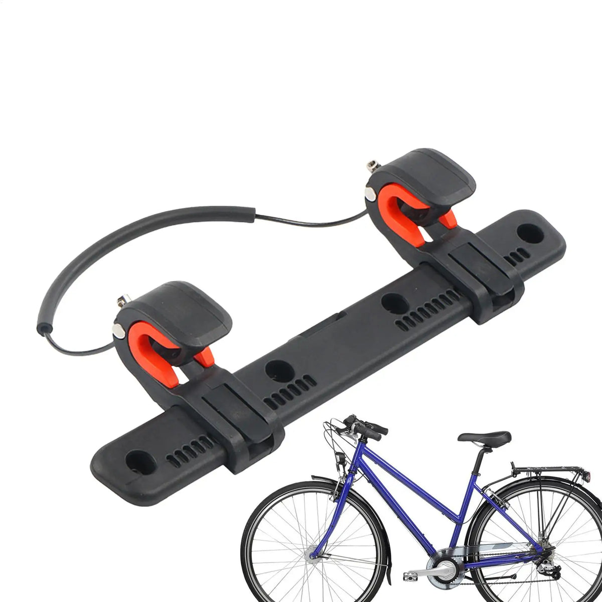 Bicycle Side Bag Buckle Motocross Saddle Rack Bag Buckle Bicycle and Motorcycle Pannier Rack Accessories for Bike Luggage Rack