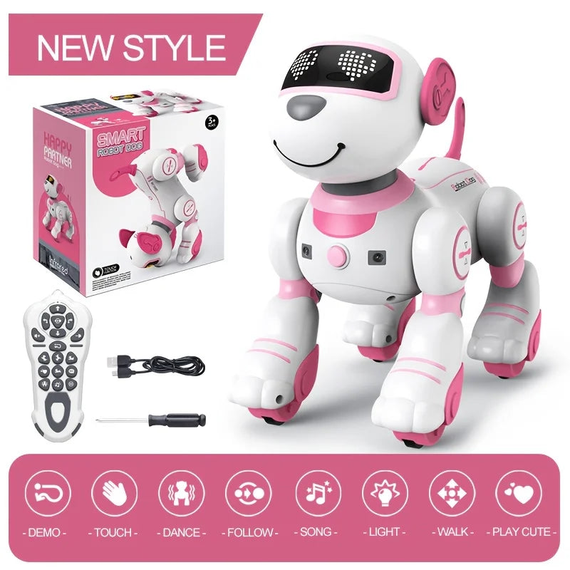 Intelligent Robot Dog Remote Control Electronic Sing Dance Follow Smart Interactive Stunt Music Toy Programmable Puppy Kid Gift